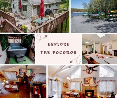 Poconos Getaway with Hot Tub-Close to Attractions, Perfect for Family &Friends!