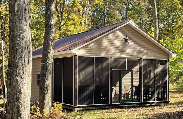 Poland Hill Hideaway, located in the beautiful woods surrounding Tionesta, PA
