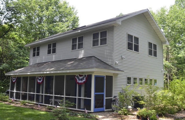 Privacy and quiet await! Four bedroom/three bath family home in Harbor Country.