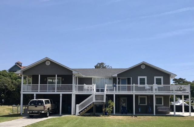 Private Coastal Retreat with Channel Views and 3 minutes to the BEACH!