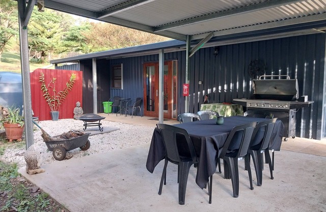 Private cottage on 40 acres with private creek and spectacular views.