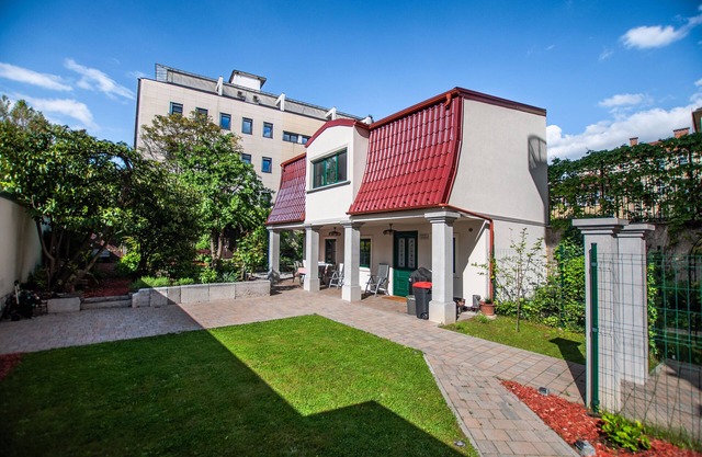 Private garden in the center of Ljubljana