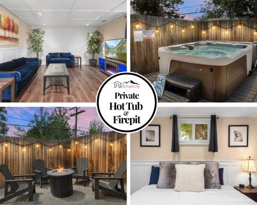Private Hot Tub & Fire Pit Near Bear Creek Park