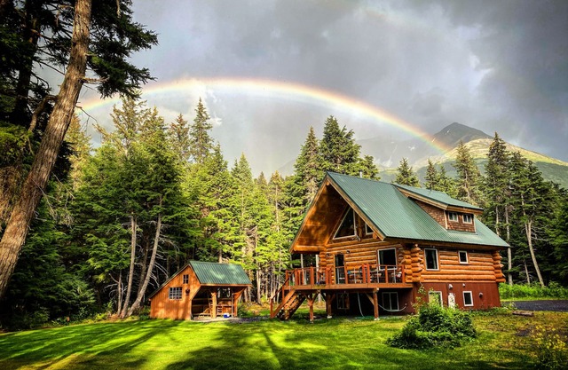 Private Log Home on Kenai Lake!