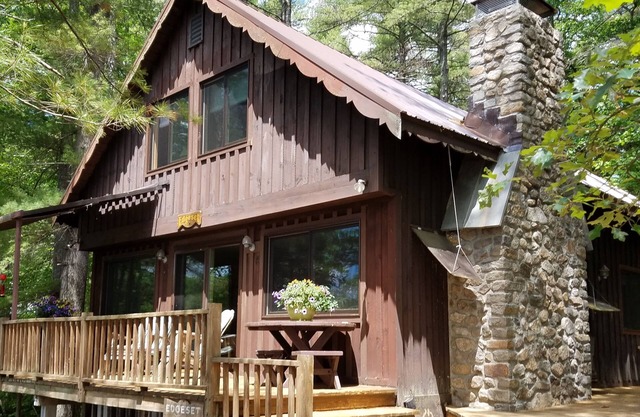 Private Point On Beautiful Hancock Pond, House Is Only Steps Away From The Water