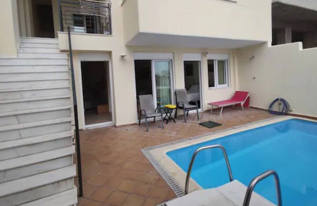 Private Pool And Panorama Athens View On Attica Hill
