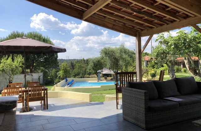 Private resort in natural setting - with bar, pool and large garden