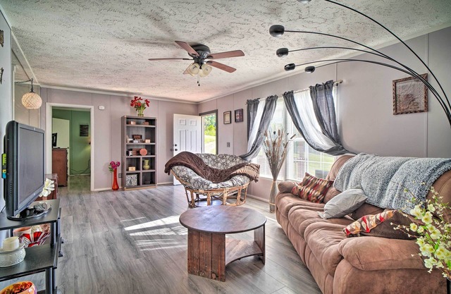 Private Yard & Fire Pit: Pet-Friendly Midway Abode