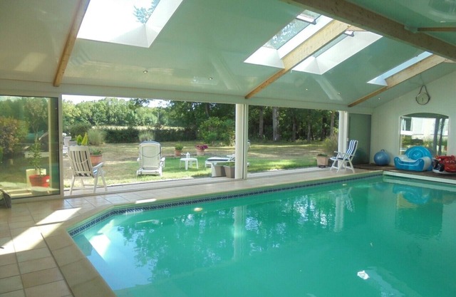 Property with heated indoor pool all year round, even in winter