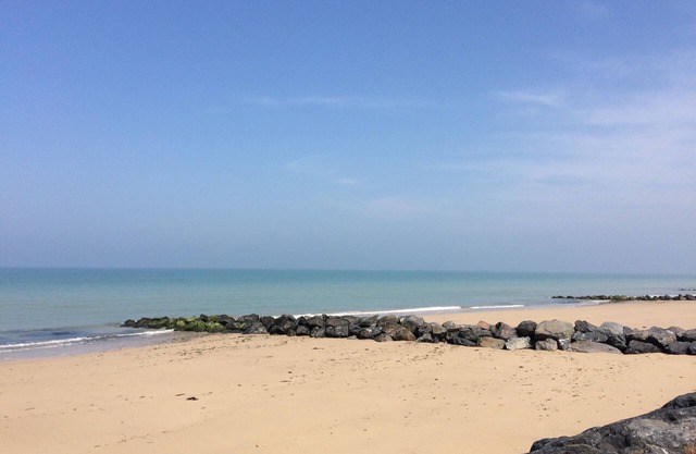 Quai sud Gîte 2/4 P. Accessible PMR 100m from the beach