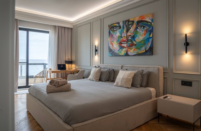 QUI | Modern Seafront Apartment | Sea Views & Balconies