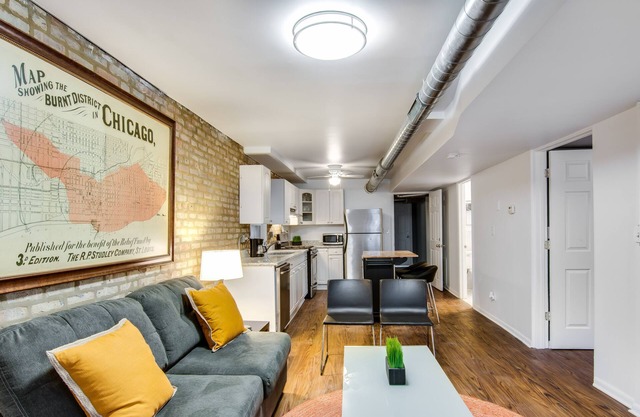 Quiet Comfort in the Big City. Just Steps to the Blue Line by AllSet Turnover