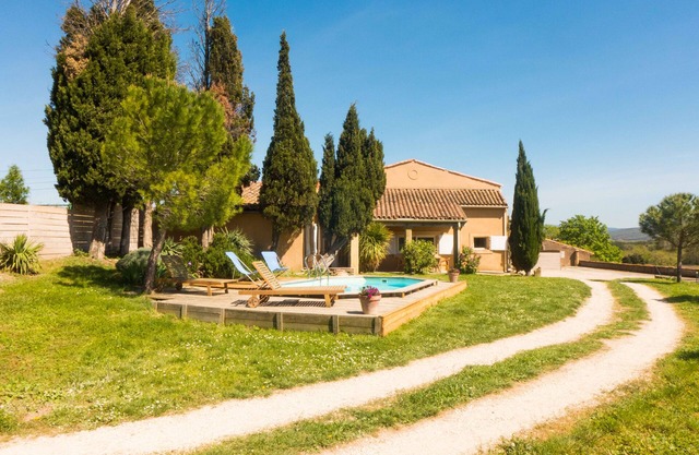 Quiet house classified 3* with private pool and air conditionning near Limoux