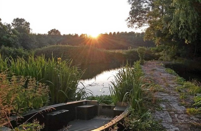Quiet location by the river in unspoiled nature