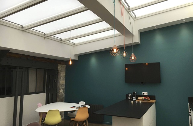 QUIET RENOVATED INDUSTRIAL LOFT IN "GRANDS BOULEVARDS" AREA; PARIS THEATRES AREA