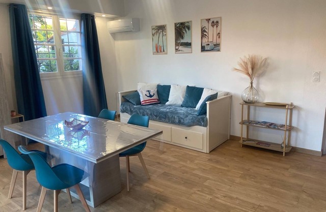 🌞 Quiet T2 with terrace & garden - Beaches 10 min away, top comfort! 🌴