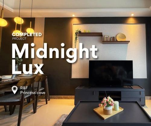 R&F Sea View 2BR Midnight Design 6-8pax Brand New