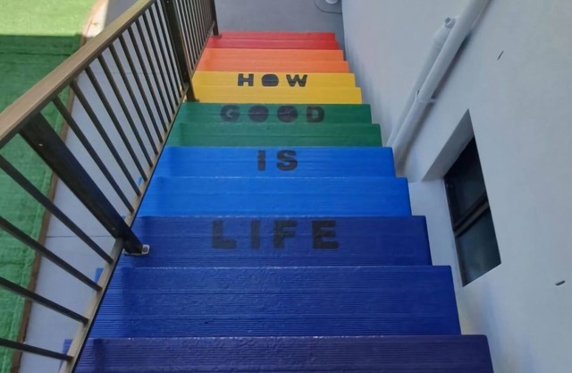 Rainbow Stairs - Rainbow Beach