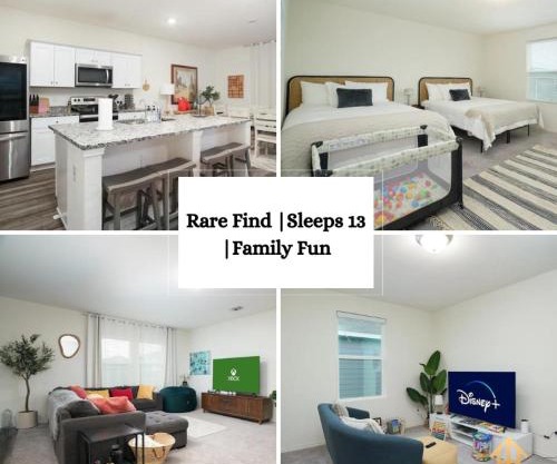 Rare Find Sleeps 13 Family Fun