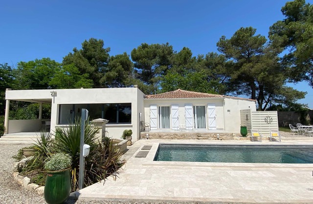 Recharge your batteries; Large house for 8 people, private pool, large grounds.