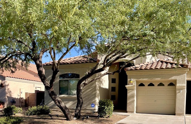Relax with Sonoran Nature Preserve views plus bike trails & several golf courses