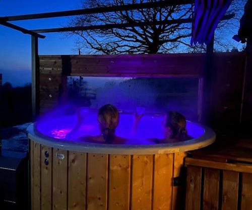 Relaxing cottage bain nordique