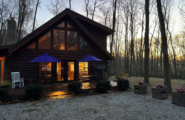 Remodeled Log Cabin Surrounded By 6000 Acres and includes a Nordic Spa!