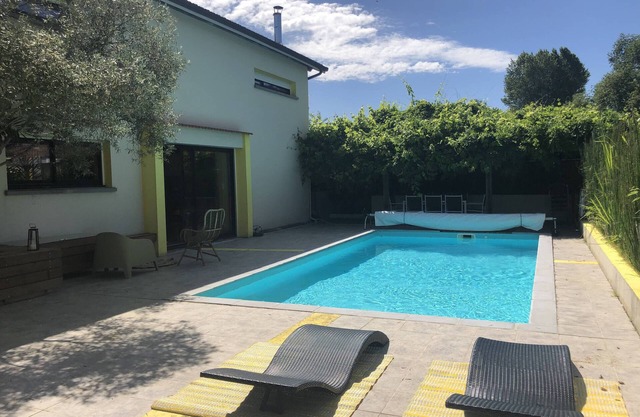 Renovated barn with pool