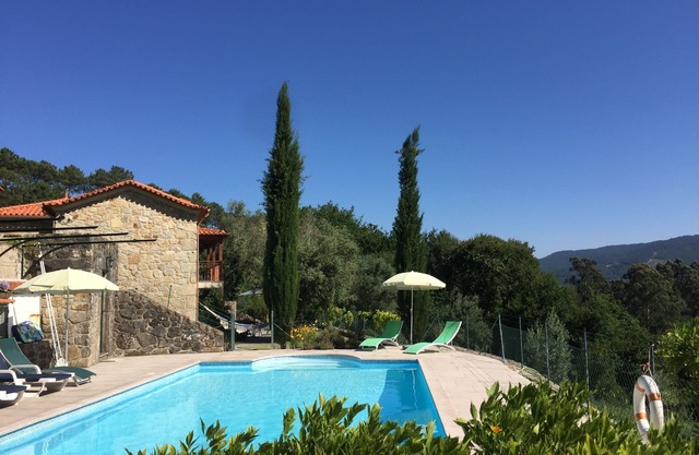 Renovated farmhouse in idyllic rural setting with pool and magnificent views