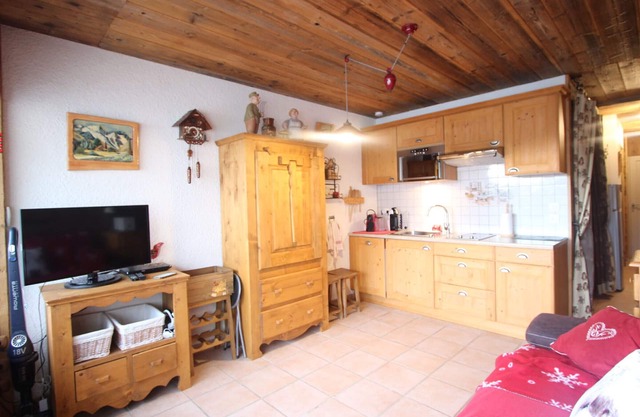 Renovated studio in the center, 50m from slopes