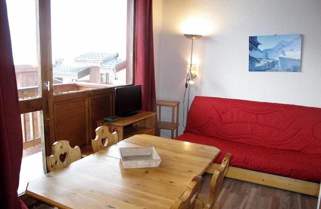 Resort center, 4th floor, view ski slopes, tv, ski locker, 42m², La Plagne