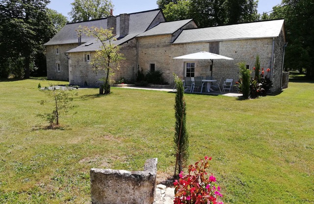 Restored stone gite in the grounds of the chateau, rated 4 stars.
