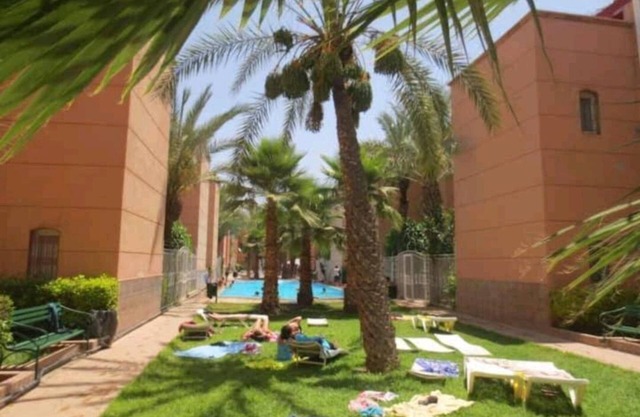 Riad Al Nakhil nMarrakech the Red City wich is decorated by nature's Palm Trees