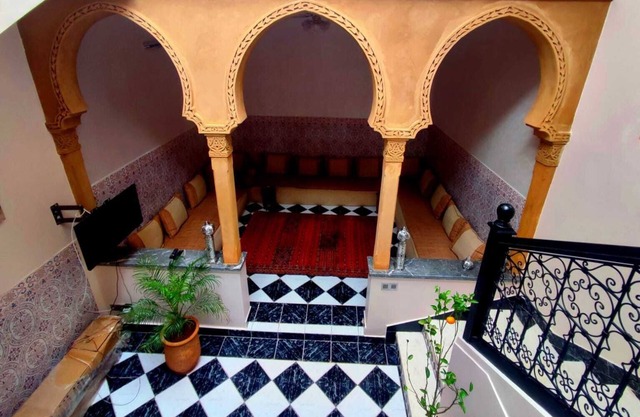 Riad in Marrakech, secure residence with swimming pool, ideal for family vacations ^