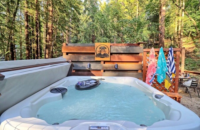River Otter Hot Tub BBQ Fire Pit Russian River Gem.