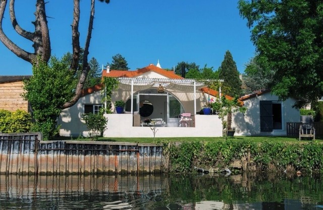 Riverfront house