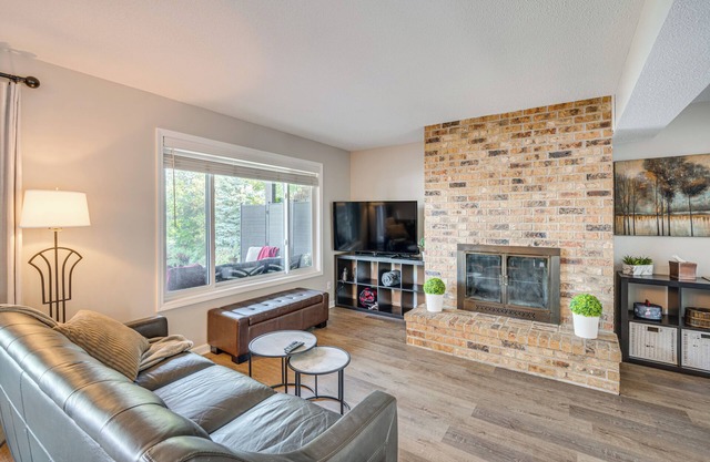 Riverfront Champlin Townhome w/Deck & Water View!