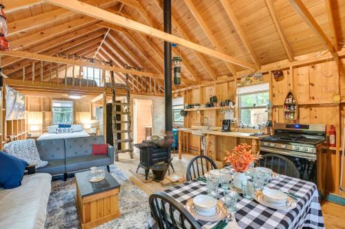 Riverfront Greenbush Studio with Porch and Views!