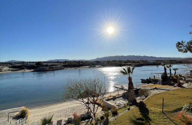 Riverfront Home in Mohave Valley, AZ w Private Beach & Launch Ramp.
