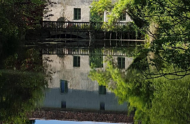 Riverside cottages & watermill in Pons with heated swim spa/pool