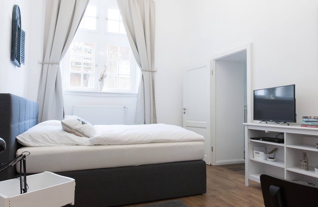 Romantic old town apartment in medieval Zons