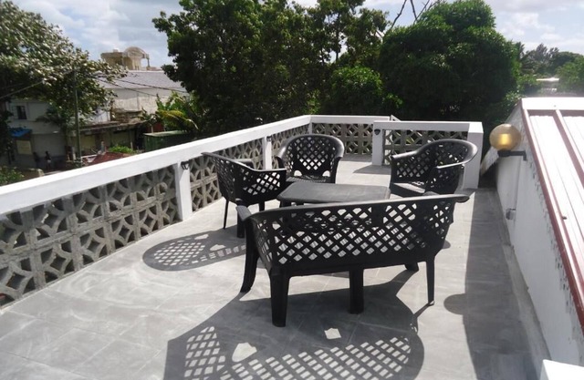 Roof top terrace at Lacaze TiMay in Port Mathurin