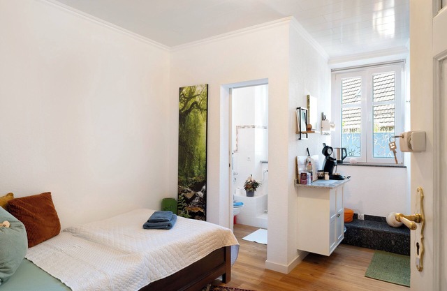 Room 'Einzelzimmer Ahorn, Natur, Wellness' with Private Terrace, Private Garden and Wi-Fi