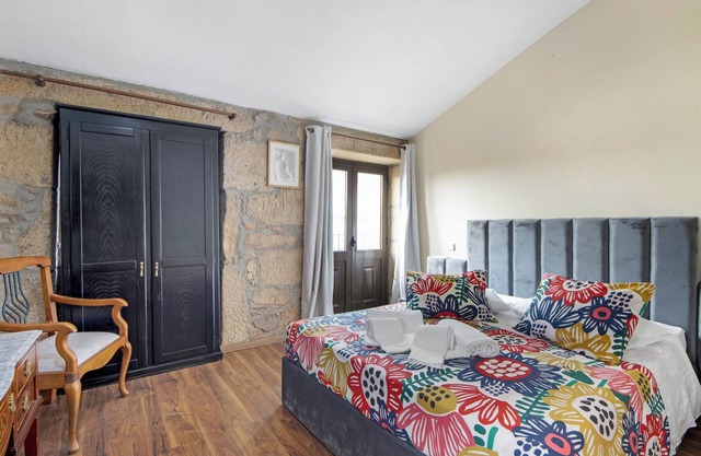 Room 'Quarto 1 - Gojim Casa Rural' with Mountain View, Wi-Fi and Air Conditioning
