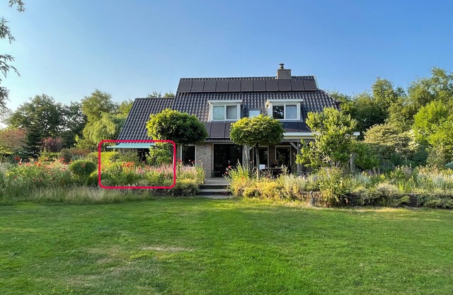 Rural apartment with garden