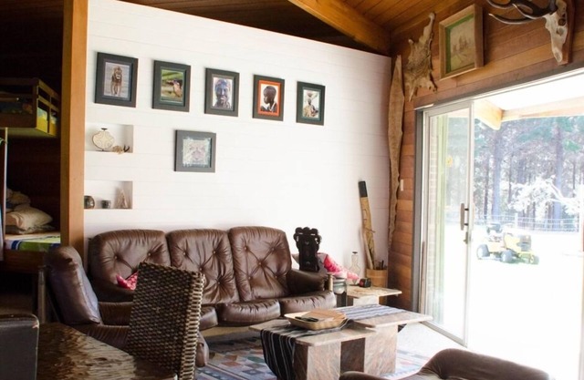 Rustic charming open plan farm chalet