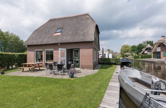 Rustic-Chic Villa with Thatched Roof