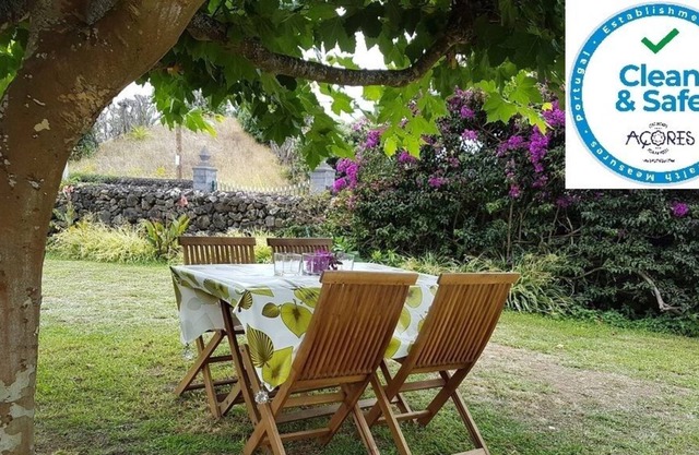 Rustic house with garden
