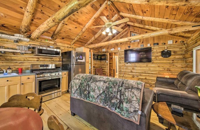 Rustic Madison Getaway with Fire Pit and Patio!