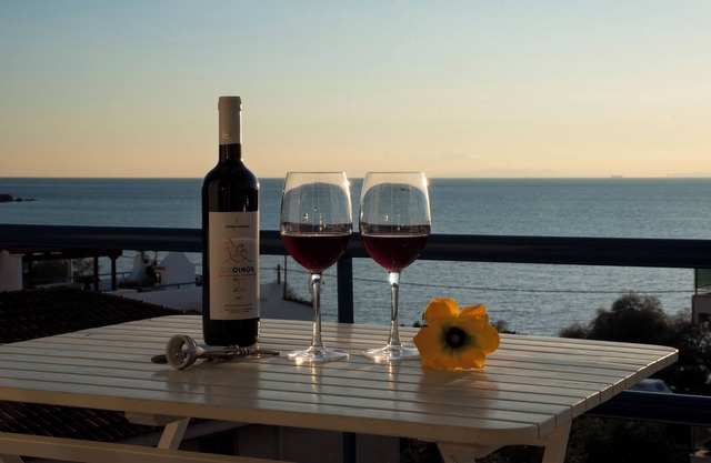 Sea View spacious apartment next to the Beach in Saronida, Athens Riviera